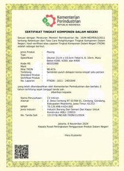 TKDN produksi dalam negeri